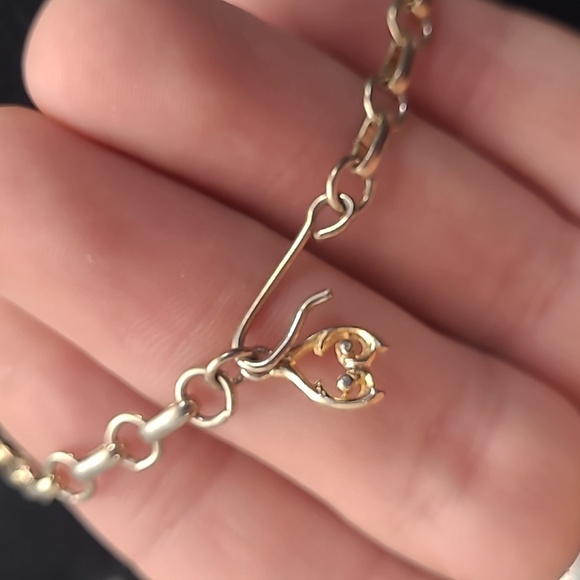 Vintage Charel thermoset necklace choker style with brown/orange square stones - Picture 4 of 5